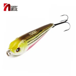 NOEBY Pencil Fishing Lure 8cm 20.5g Treble Hooks 3D Eyes